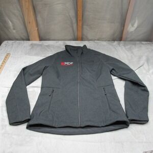 The North Face Jacket Womens Large Gray Apex Bionic 2 Softshell Full Zip LOGO